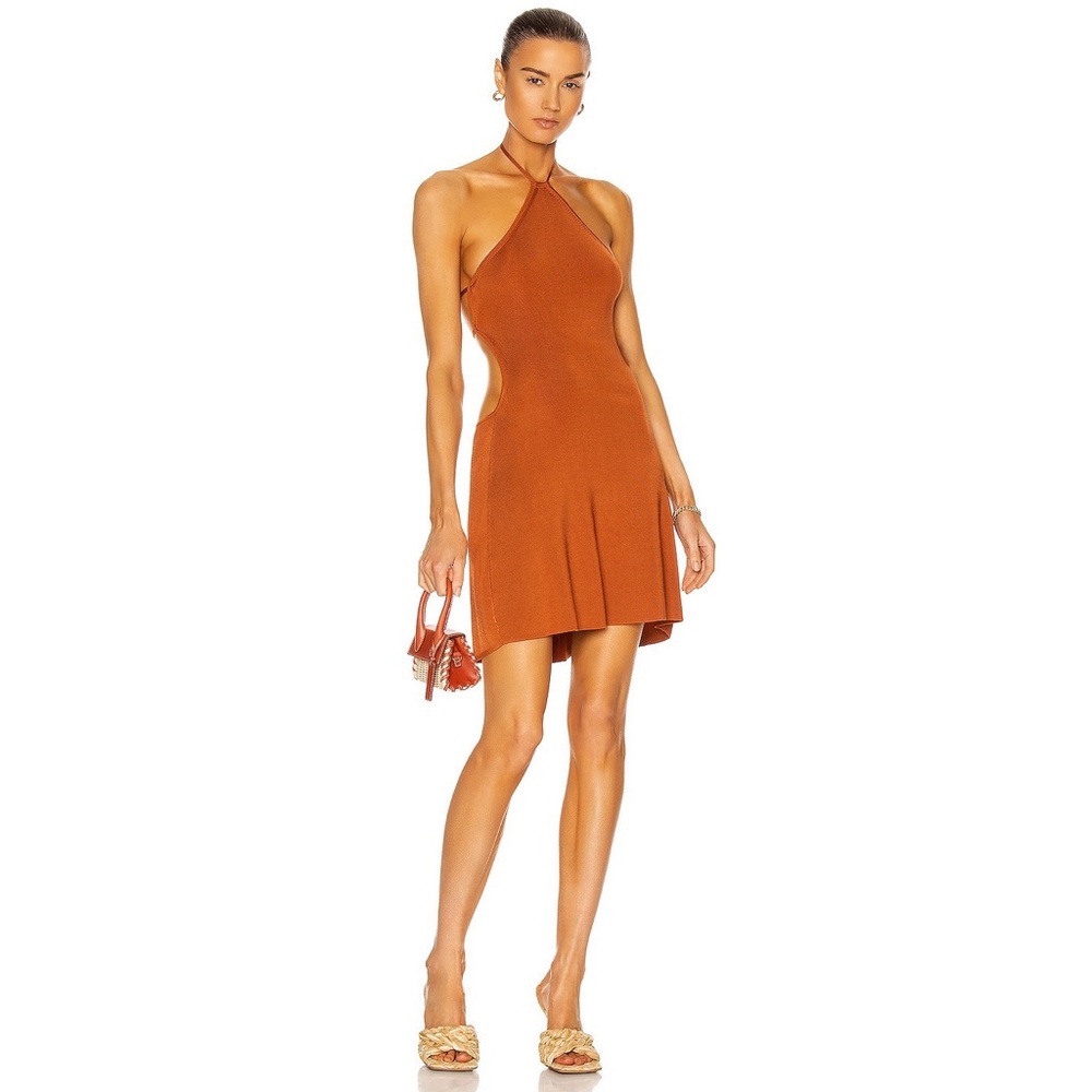 Cult Gaia Orange Mini Dress